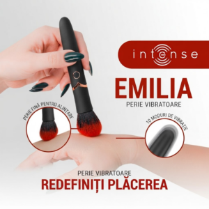 Intense High Tech-Emilia Vibratore Testa Tipo Pennello con Effetto