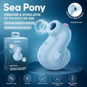 Satisfyer Air Pulse-Sea Pony Vibratore e Stimolatore con Pulse