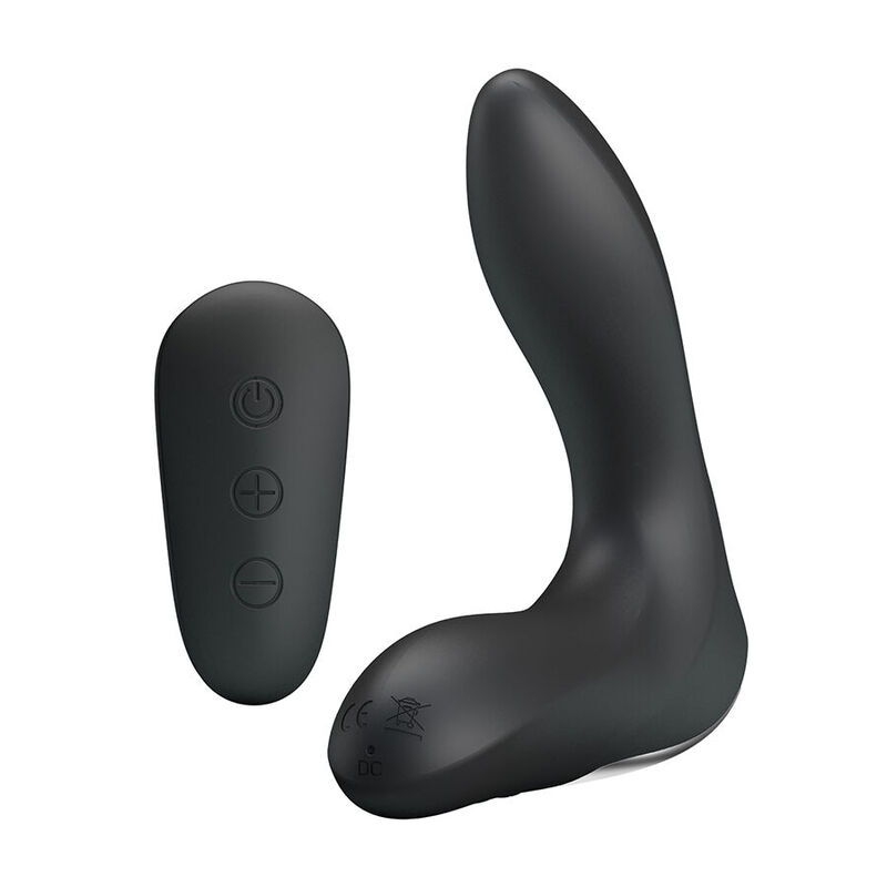 Mr Play-Massaggio Prostatico con Vibrazione e Telecomando-Silicone, 12