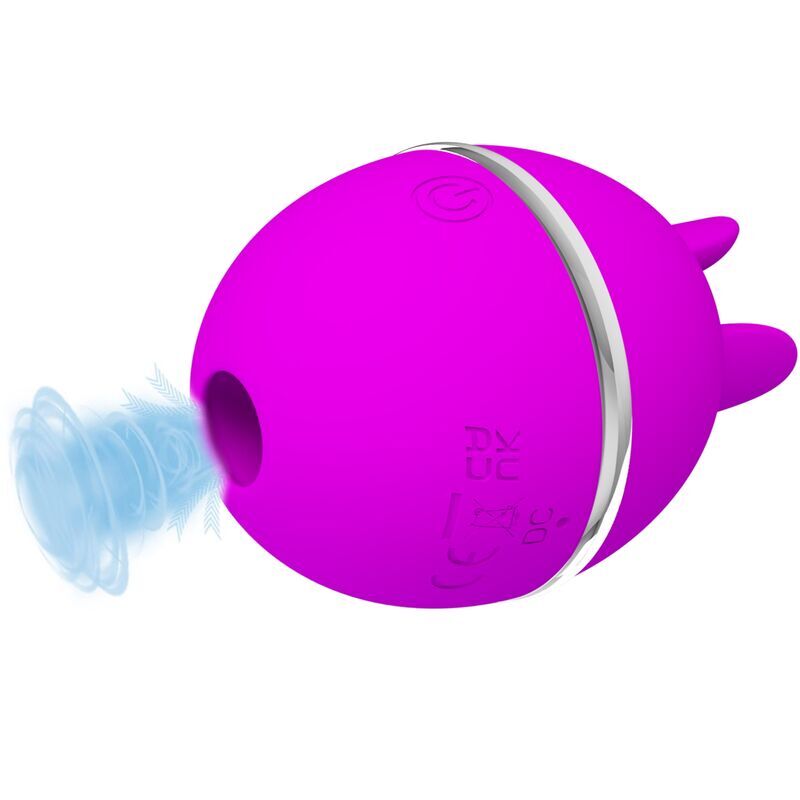 High Tech-Gemini Ball Vibratore Rotondo Viola Silicone-3 velocità — PRETTY LOVE · Vibratori