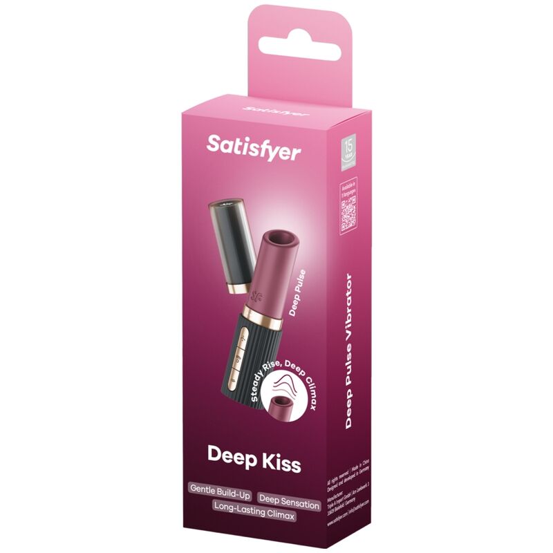 Satisfyer-Stimolatore del clitoride Air Pulse Pro 2 Kiss Wave · Vibratori (imaginea 2)