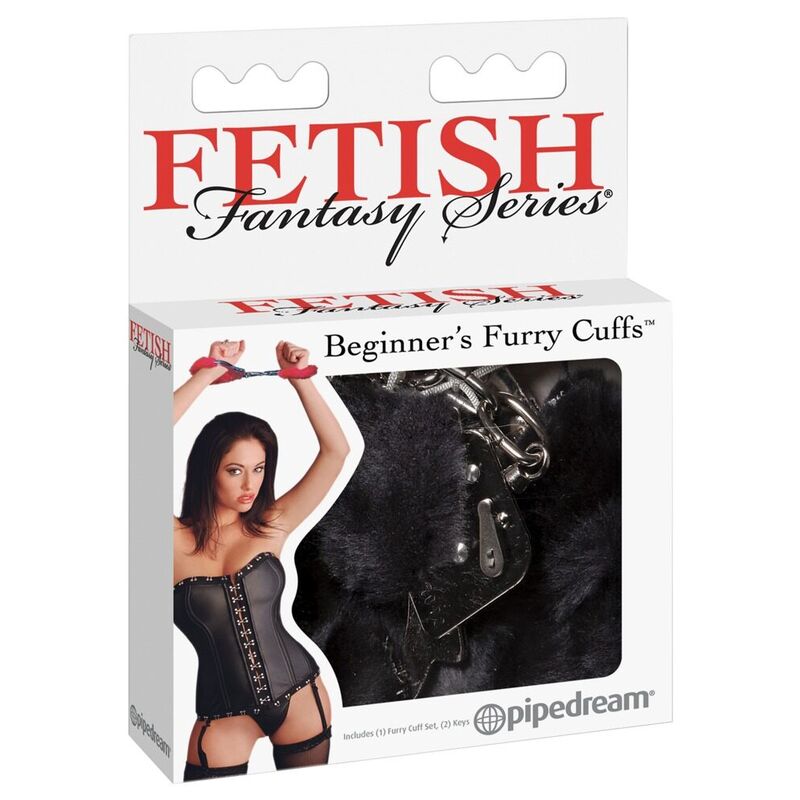 Fetish Fantasy Series-Polsini Soffice Nero — PIPEDREAMS · Bondage & Manette