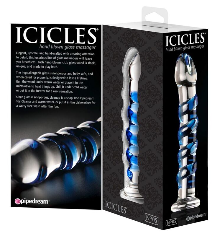 Icicles-N. 05 Massaggiatore in vetro — PIPEDREAMS · Dildo & Stimolatori (immagine 4)