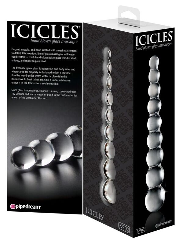 Icicles-N. 2 Massaggiatore in vetro — PIPEDREAMS · Dildo & Stimolatori (immagine 3)