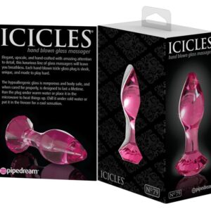 Icicles-N. 79 Plug anale di vetro — PIPEDREAMS · Accessori BDSM (immagine 4)