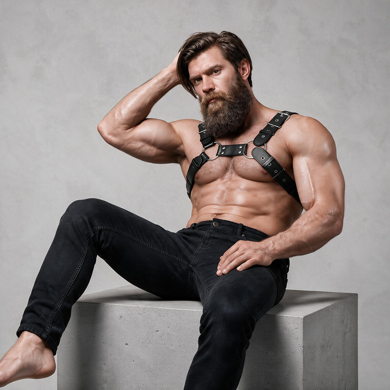 Fetish Submissive Attitude-Attitude - Imbracatura Bulldog Regolabile · Accessori BDSM (imaginea 5)