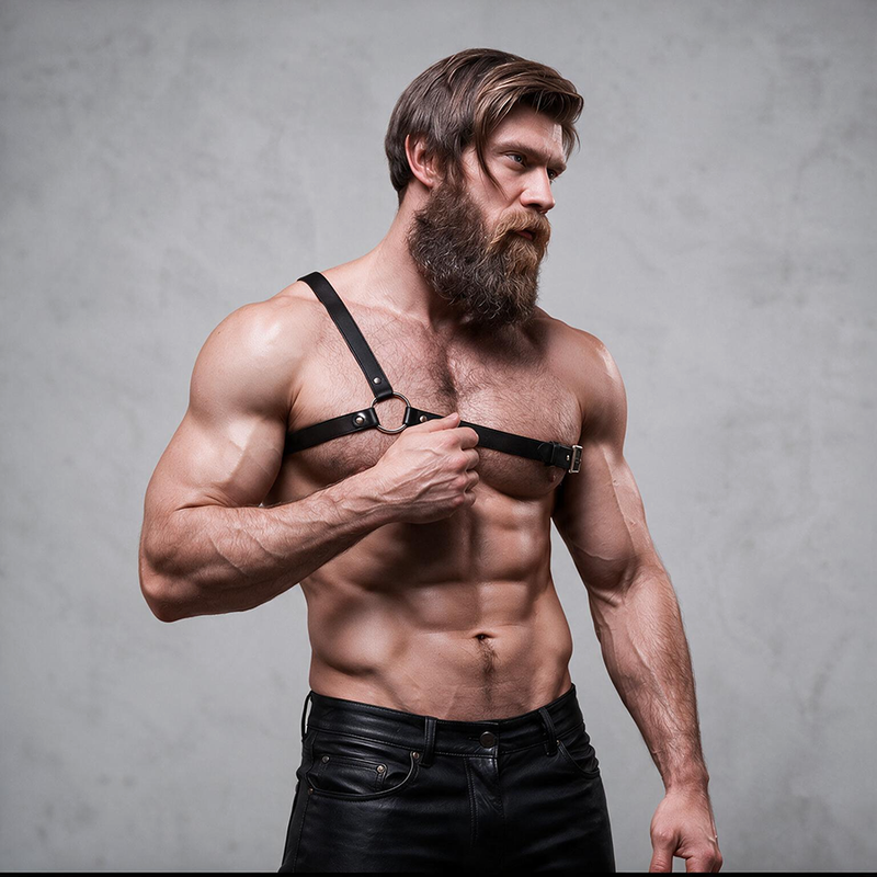 Fetish Submissive Attitude-Atteggiamento Imbracatura di petto per gli uomini · Intimo uomo (imaginea 5)
