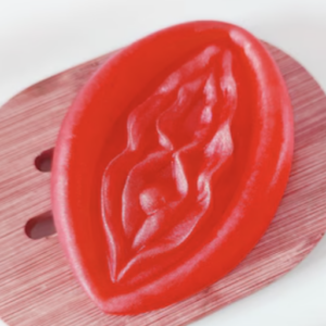 Diablo Picante-2 saponi profumati a forma di vagina, Rosso — DIVERTY SEX · Articoli divertenti