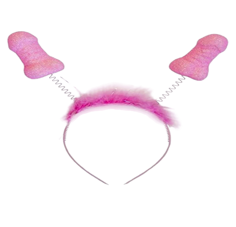 Diablo Picante-6 Pezzi Antenne Rosa con Glitter e Fischio