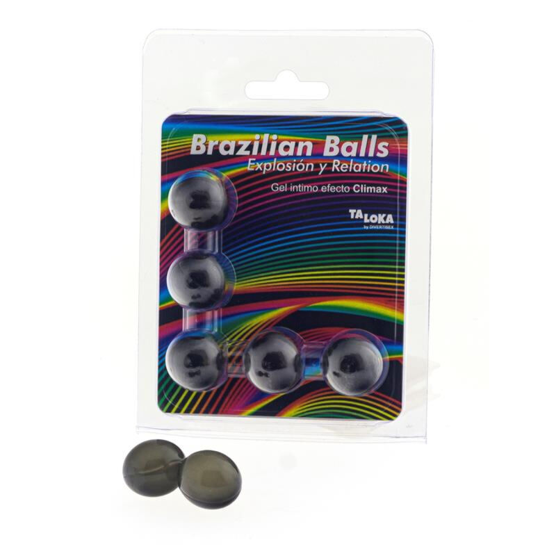 Taloka-5 Sfere Brasiliane Gel Lubrificante Effetto Climax