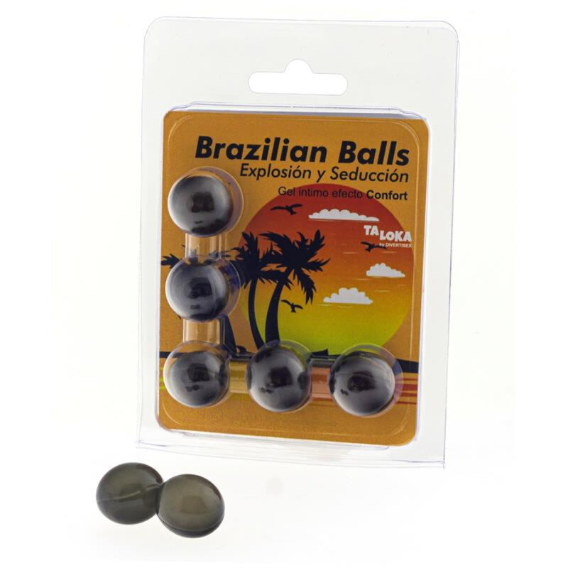 Taloka-5 Biglie Brasiliane Comfort Effect Gel Emozionante