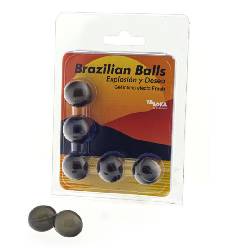 Taloka-5 Biglie Brasiliane Gel Eccitante con Effetto Raffreddante