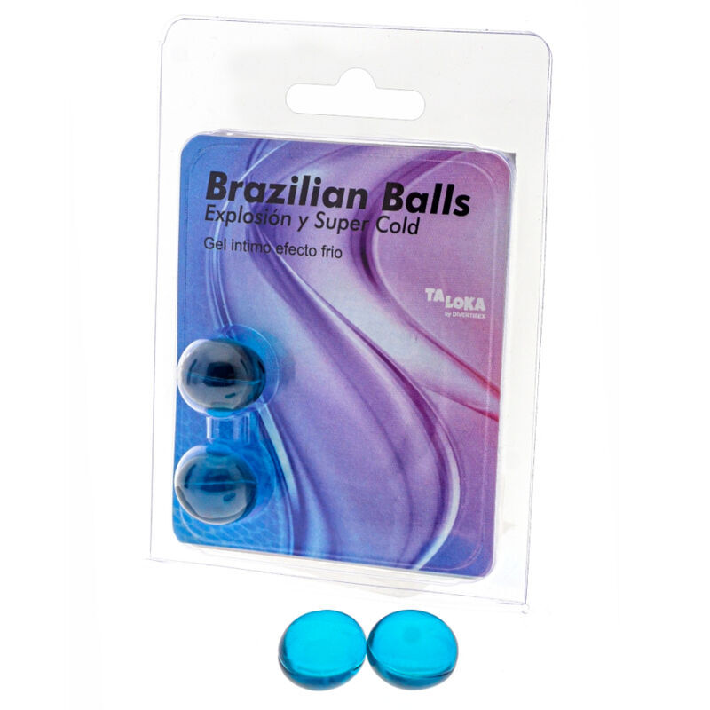 Taloka-2 Sfere Brasiliane Gel Eccitante Effetto Raffreddante-Lattice