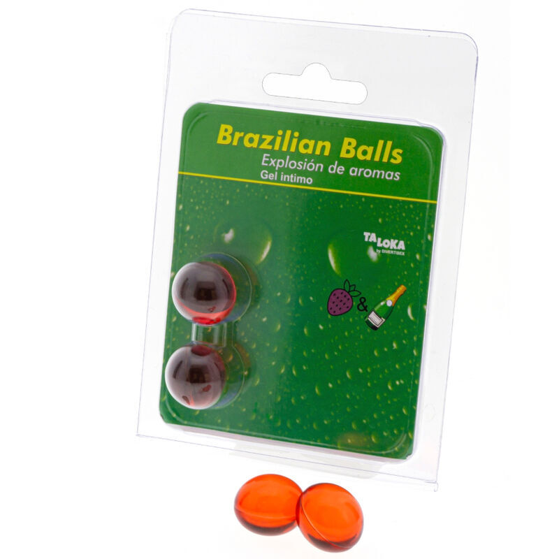 Taloka-2 Brazilian Balls Gel Intimo Fragole & Champagne 380 Taloka-2 Brazilian Balls Gel Intimo Fragole & Champagne