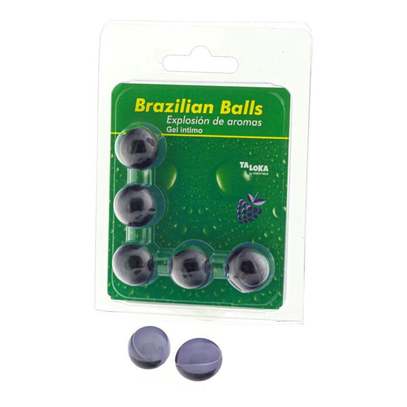 Taloka-5 Biglie Brasiliane Gel Intimo con Aroma Berries
