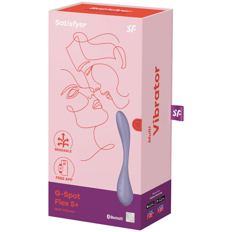 Satisfyer-G-Spot Flex 5 Vibratore Flessibile Punto G 13 Satisfyer-G-Spot Flex 5 Vibratore Flessibile Punto G · Giocattoli per coppie (imaginea 5)