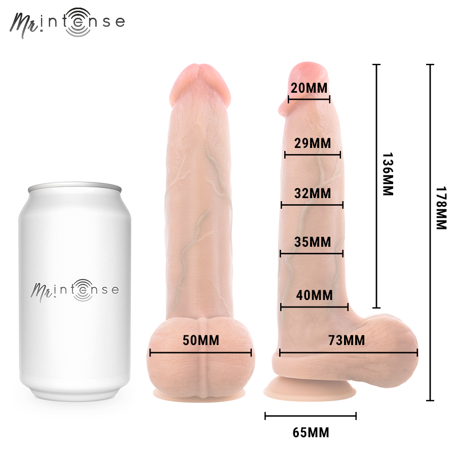 Mr Intense-Bruce S Dildo realistico con testicoli 17,8 cm — MR. INTENSE · Dildo & Stimolatori (imaginea 4)