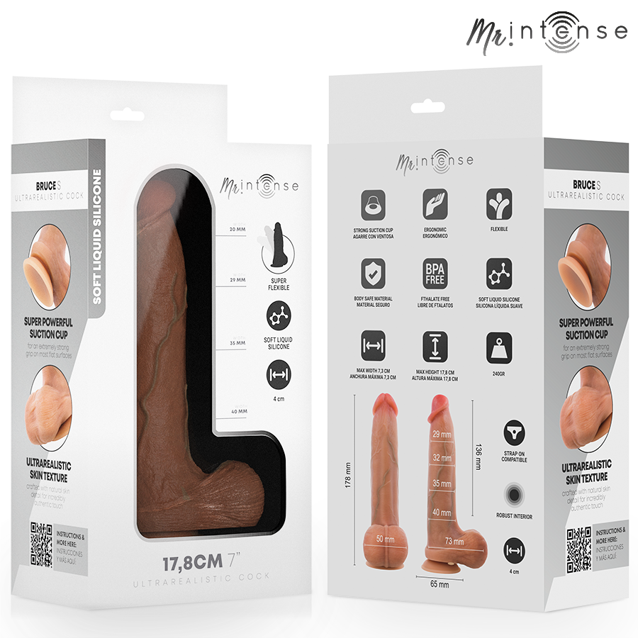 Mr Intense-Bruce S Dildo realistico con testicoli 17,8 cm — MR. INTENSE · Dildo & Stimolatori (imaginea 8)