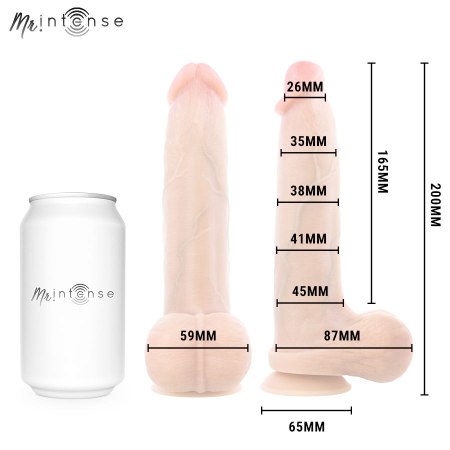 Mr Intense-Bruce M Dildo realistico con testicoli 20 cm — MR. INTENSE · Dildo & Stimolatori (imaginea 4)