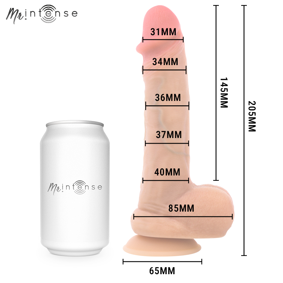 Mr Intense-Danny Dildo con Eiaculazione in Silicone 20,5 cm — MR. INTENSE · Dildo & Stimolatori (imaginea 4)