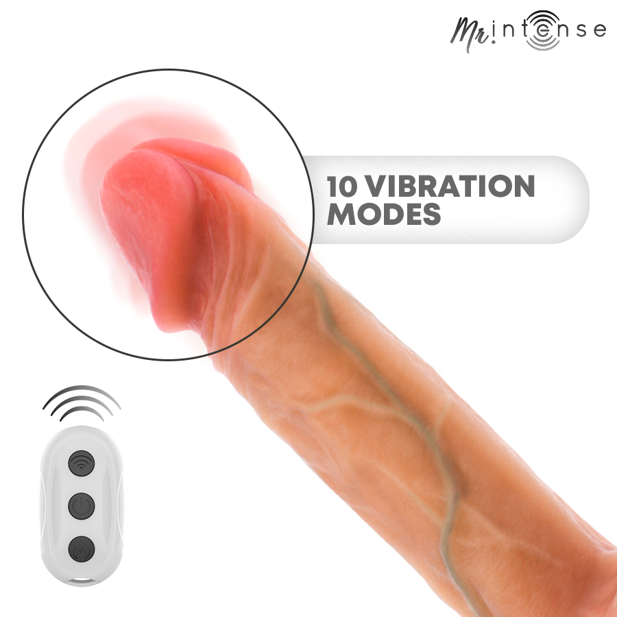 Mr Intense-Logan Dildo Vibratore con Riscaldamento e Telecomando 4 Mr Intense-Logan Dildo Vibratore con Riscaldamento e Telecomando — MR. INTENSE · Vibratori (imaginea 4)