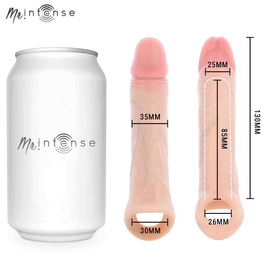 Mr Intense-Simon S Guaina per pene Silicone 13 cm — MR. INTENSE · Anelli & Guaine per pene (imaginea 5)