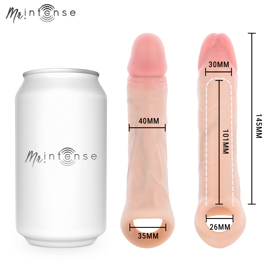Mr Intense-Simon M Guaina per pene Silicone 14,5 cm — MR. INTENSE · Anelli & Guaine per pene (imaginea 6)