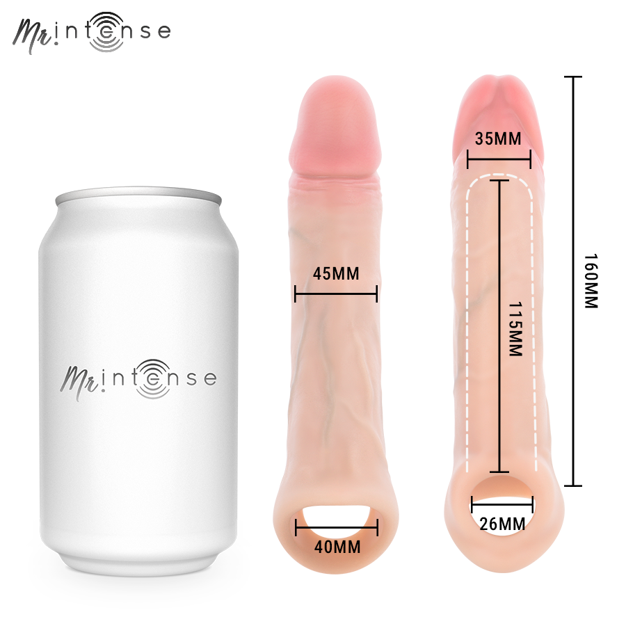 Mr Intense-Arnold L Guaina Vibratore Pene con Telecomando — MR. INTENSE · Anelli & Guaine per pene (immagine 7)