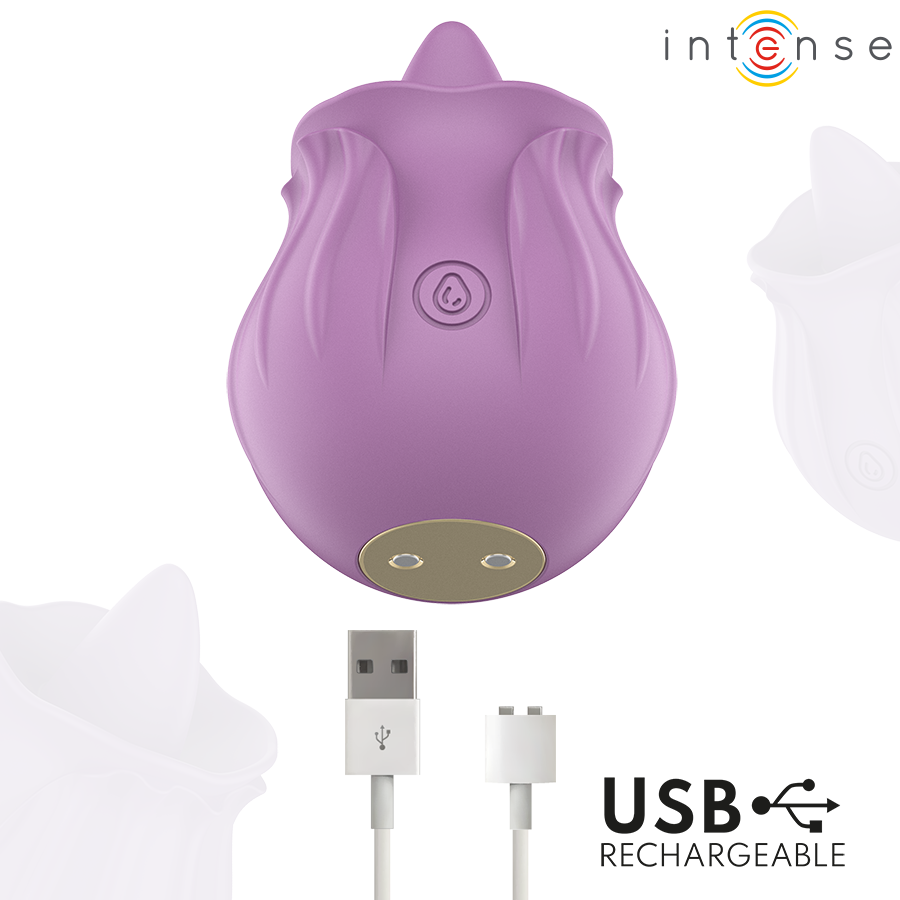 Intense-Azalea Stimolatore Clitoride 10 Vibrazioni Viola · Vibratori (immagine 5)