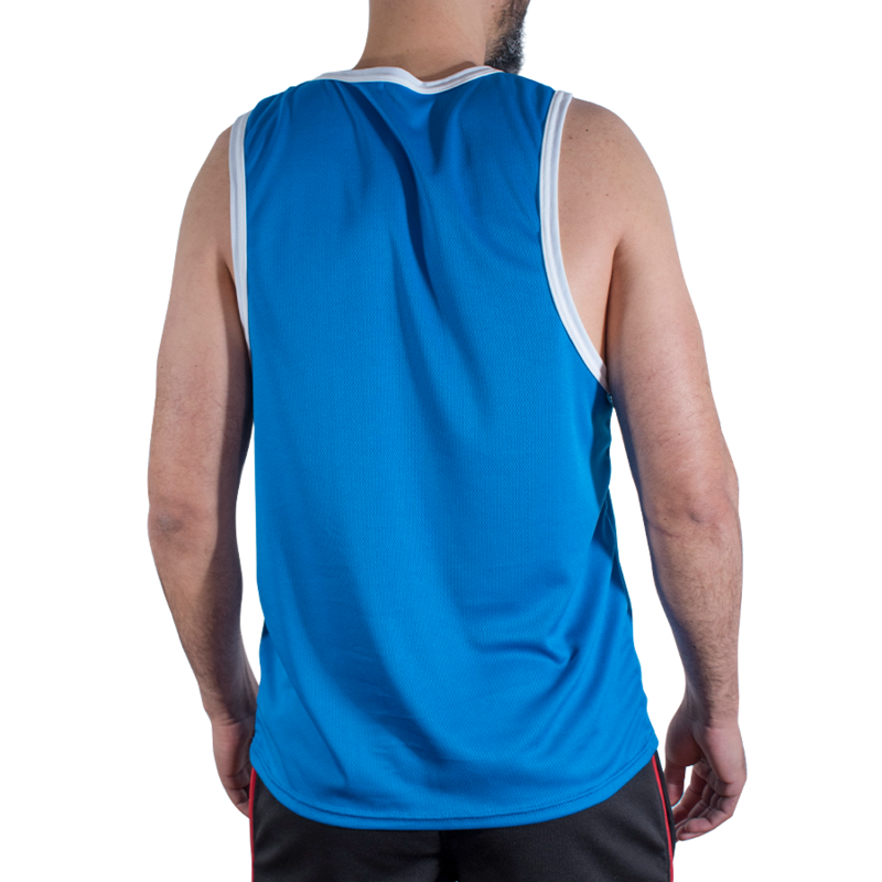 Macho-CMV002 Maglietta Gym Blu — MACHO UNDERWEAR · Intimo uomo (immagine 3)