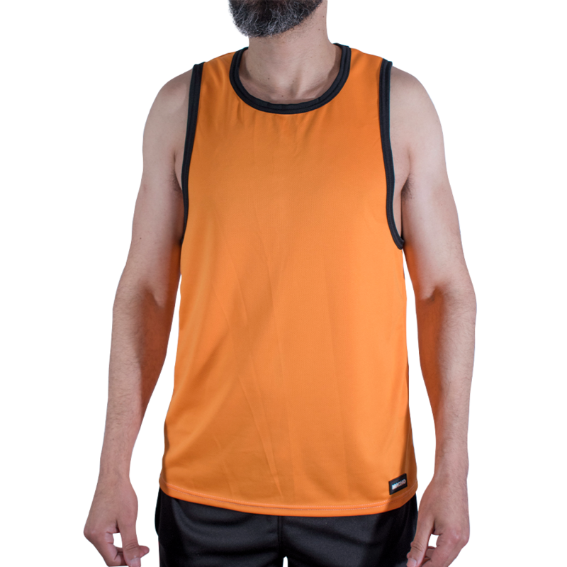 Macho-CMV005 Maglietta Gym Arancione