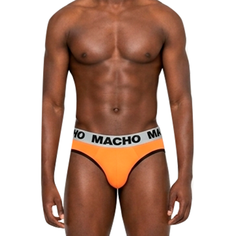 Macho-MCH012 Slip Classico Arancione
