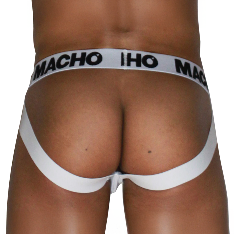 Macho-MX29BL Jockstrap Bianco 3 Macho-MX29BL Jockstrap Bianco — MACHO UNDERWEAR · Intimo uomo (imaginea 3)