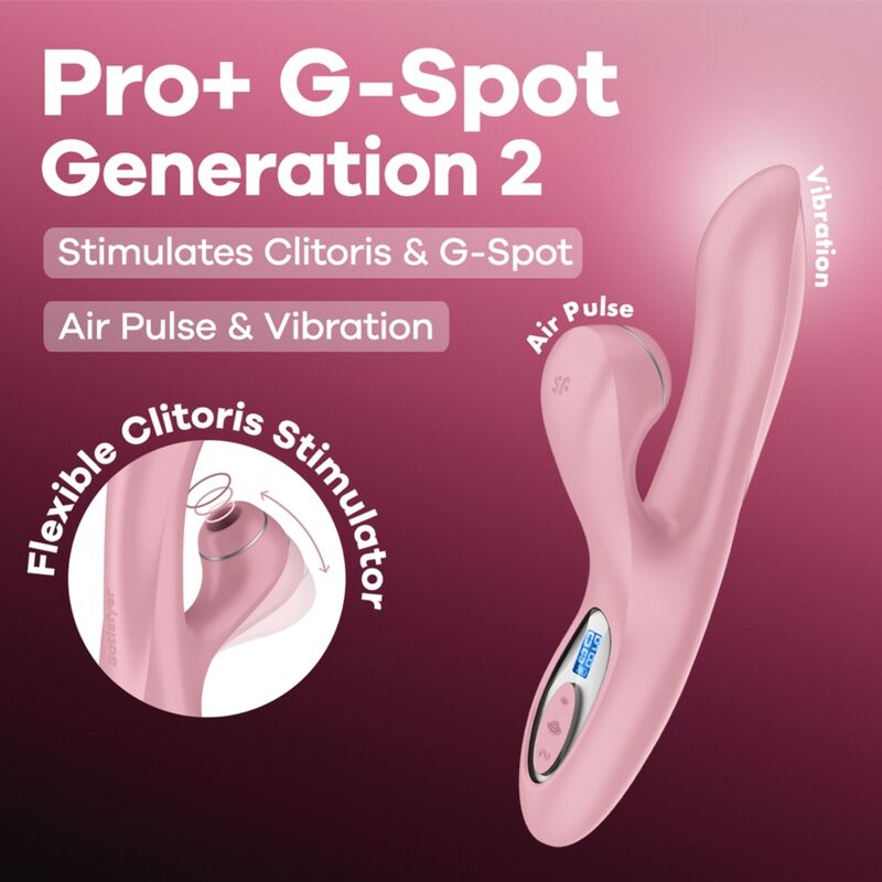 Satisfyer-Pro+ G-Spot Generation 2 Stimolatore Rosa · Vibratori (immagine 7)
