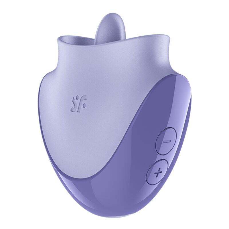 Satisfyer-Tongue Dancer Stimolatore Clitoride Lilla · Vibratori