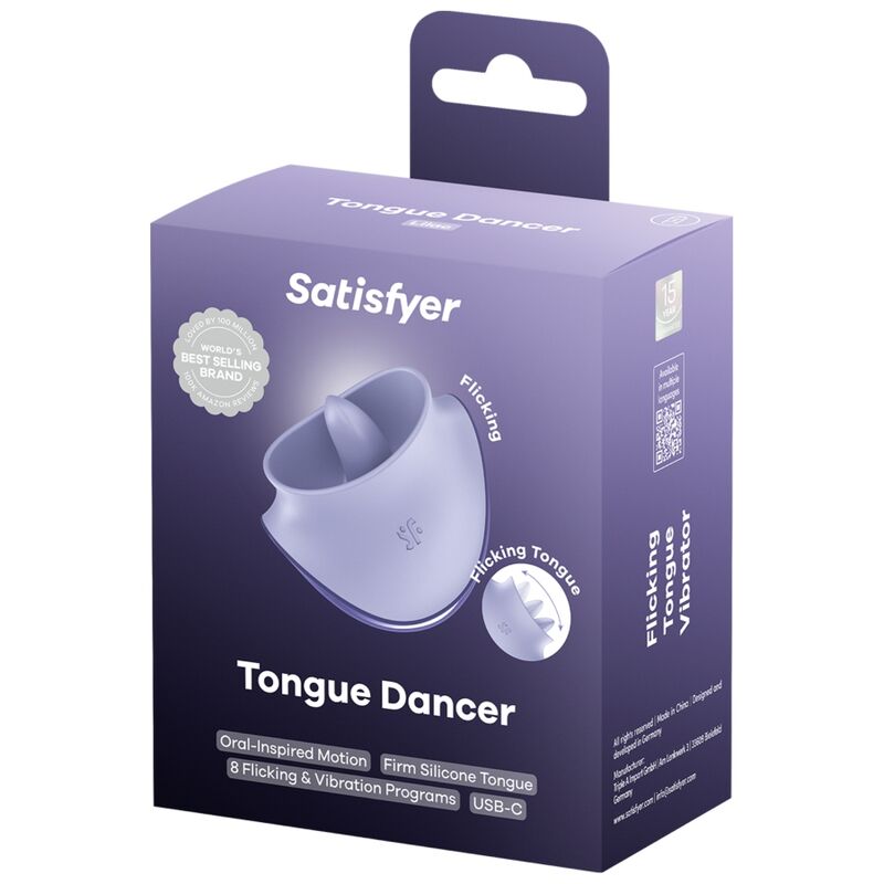 Satisfyer-Tongue Dancer Stimolatore Clitoride Lilla 5 Satisfyer-Tongue Dancer Stimolatore Clitoride Lilla · Vibratori (imaginea 5)