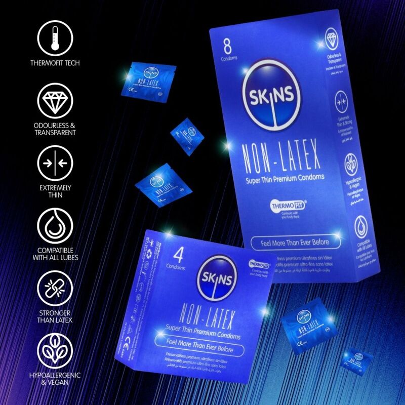 Skins-Preservativi senza Lattice 8 Pezzi · Preservativi (imaginea 4)