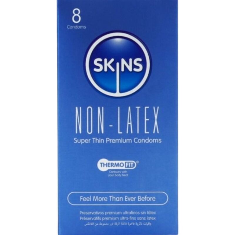 Skins-Preservativi senza Lattice 8 Pezzi