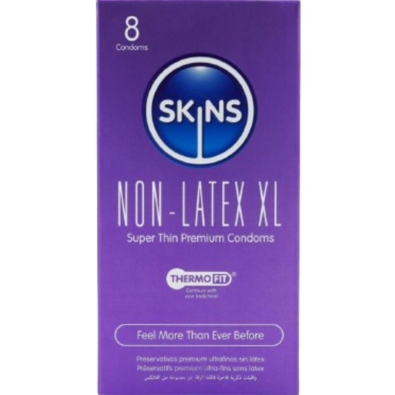 Skins-Preservativo senza Latex XL 4 Pezzi