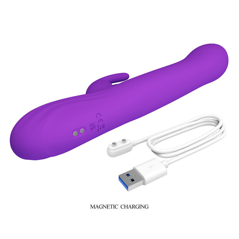 Pretty Love-Sabien Vibratore Rabbit con Tapping Viola · Vibratori (immagine 9)
