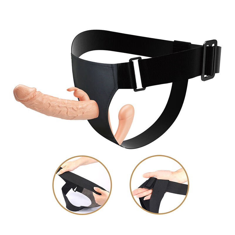 Baile-Charlotte Strap-on Nudo per Doppia Penetrazione · Strap-on & Imbracature (immagine 4)