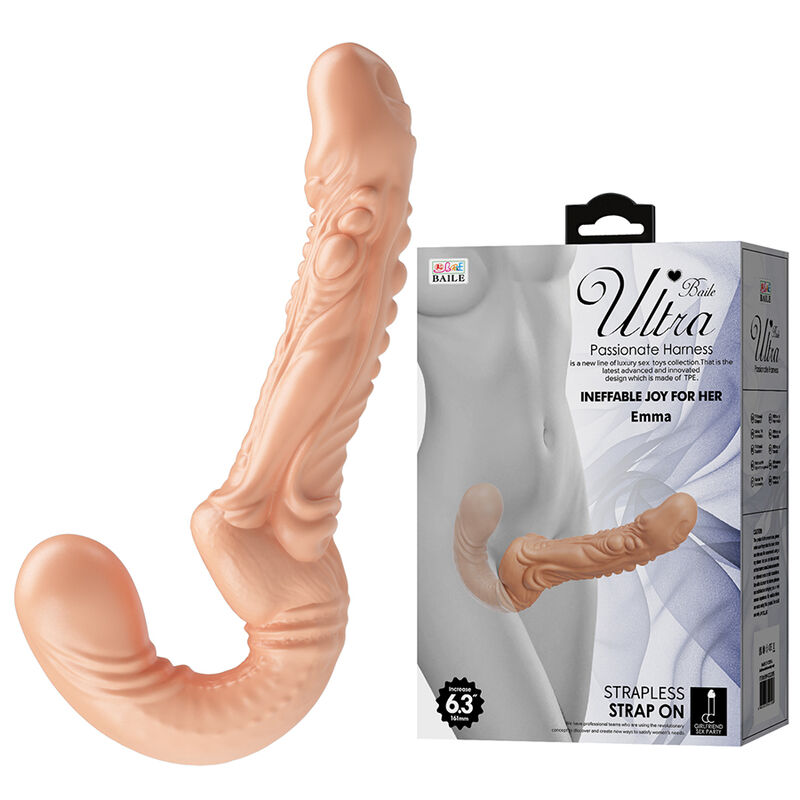 Baile-Emma Strap-on Textured per Doppia Penetrazione · Dildo & Stimolatori (imaginea 8)