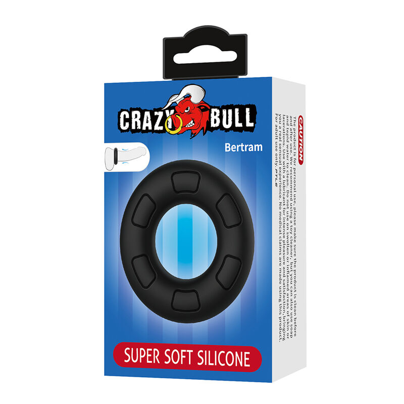 Crazy Bull-Bertram Anello per Pene in Silicone Nero 5 Crazy Bull-Bertram Anello per Pene in Silicone Nero · Anelli & Guaine per pene (imaginea 5)