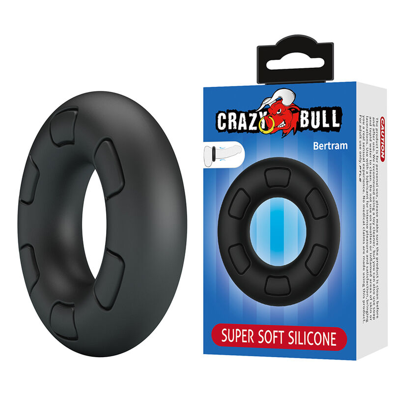 Crazy Bull-Bertram Anello per Pene in Silicone Nero 8 Crazy Bull-Bertram Anello per Pene in Silicone Nero · Anelli & Guaine per pene (imaginea 8)
