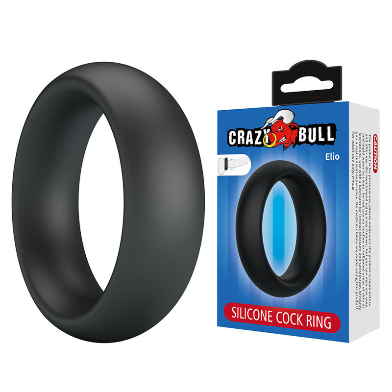 Crazy Bull-Elio Anello per Pene in Silicone Nero 7 Crazy Bull-Elio Anello per Pene in Silicone Nero · Anelli & Guaine per pene (imaginea 7)