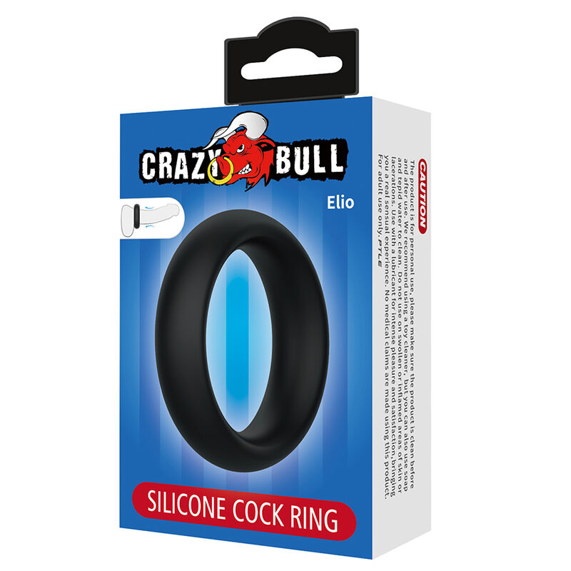 Crazy Bull-Elio Anello per Pene in Silicone Nero 6 Crazy Bull-Elio Anello per Pene in Silicone Nero · Anelli & Guaine per pene (imaginea 6)