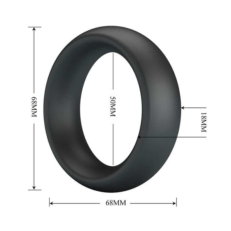 Crazy Bull-Elio Anello per Pene in Silicone Nero 5 Crazy Bull-Elio Anello per Pene in Silicone Nero · Anelli & Guaine per pene (imaginea 5)