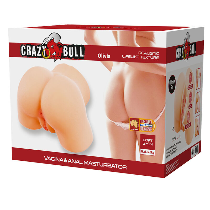 Crazy Bull-Olivia Masturbatore Vaginale e Anale con Vibrazioni · Masturbatori (imaginea 2)