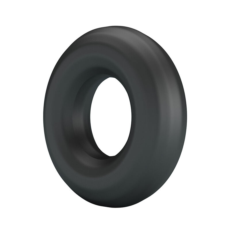 Crazy Bull-Anello urbano per il pene in silicone Nero