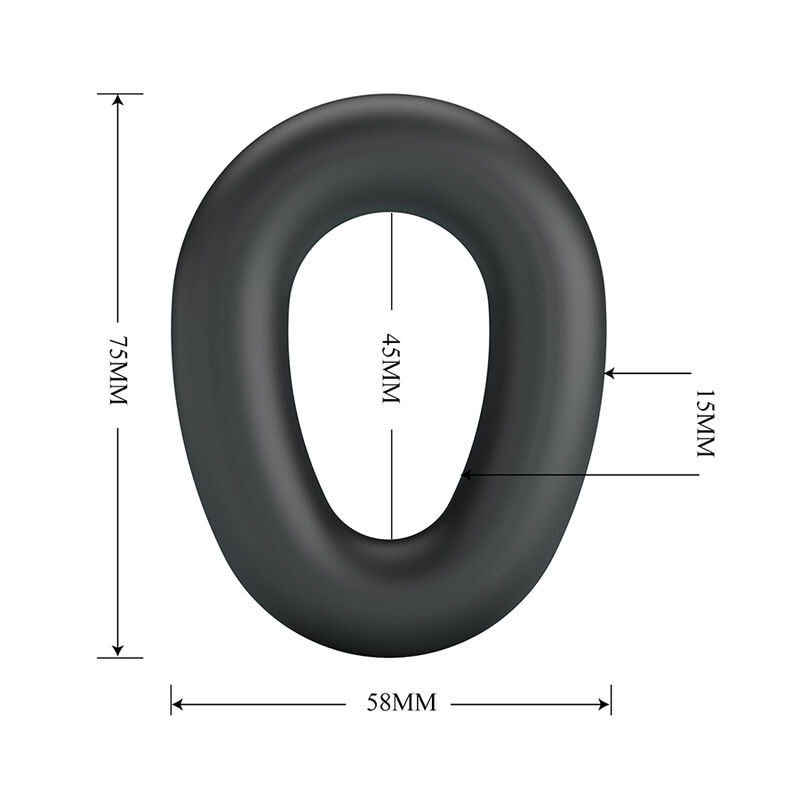 Crazy Bull-Vesper Anello per Pene in Silicone Nero 3 Crazy Bull-Vesper Anello per Pene in Silicone Nero · Anelli & Guaine per pene (imaginea 3)